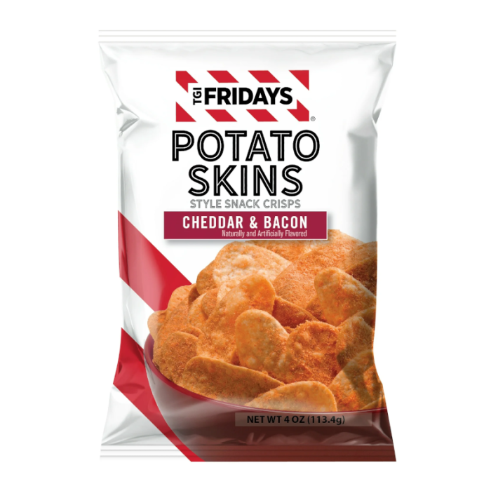 TGI Fridays Potato Skins Cheddar & Bacon (113.4g)