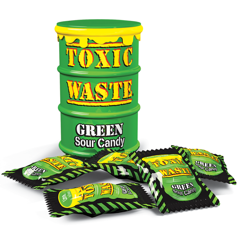 Toxic Waste Green Sour Candy