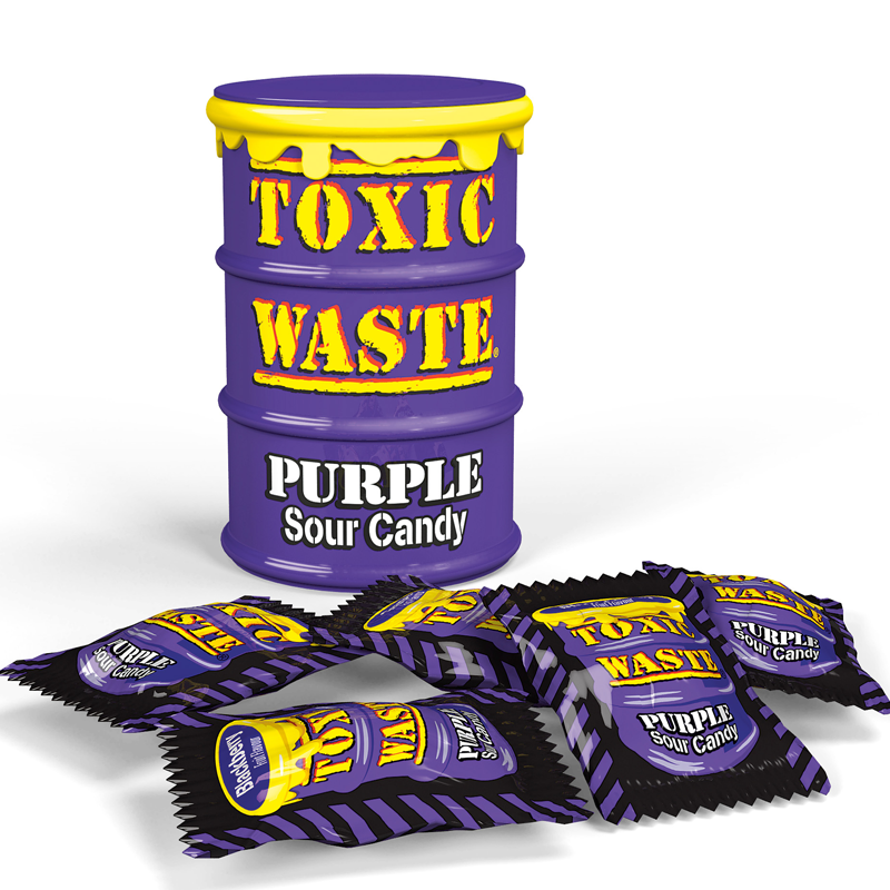 Toxic Waste Purple Sour Candy