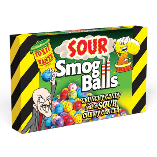 Toxic Waste Sour Smog Balls Theatre Box (100g)
